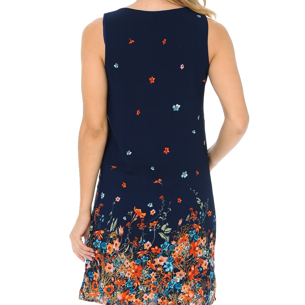 FLORAL SLEEVELESS DRESS - Picture 4 of 4